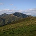 Blick zurück auf M.Tamaro links und M.Gradiccioli rechts