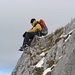 Ich auf einem Felsen
