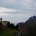 Sasso, con dietro a destra il Monte Castello di Gaino.