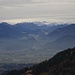 Blick übers Inntal: Pendling - Rofan - Karwendel - Veitsberg (ohne Zoom)