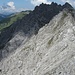 Der weitere Übergang zum nördlichen Geirekopf (Gipfelstange) vor dem Rudiger