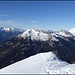 Gipfel Sassauna - Blick richtung Vilan, Glegghorn und Falknis