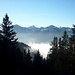 Nebel über dem Tannheimer Tal