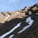 And here is the view upwards. The ascent is quite strenous, because it is so steep (30-35° on average). But if you stay off the snow, the difficulty does not exceed T4.<br /><br />PS. In the full screen view, you may see two chamois.