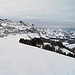 Schöne Aussicht zum schneeverhangenen Säntis