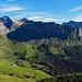 Blick hinunter zur Fläscher Alp