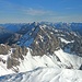 Blick über die Hornbachkette zur Zugspitze.