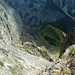 Tolle Tiefblicke vom Abstiegsweg Richtung Falzthurntal