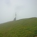Der höchste Punkt der Salzkammergutberge - heute leider im Nebel.