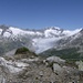 Vom Gipfel super Sicht auf den gegenüberliegenden Rhonegletscher