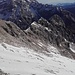 Kreuzstecken, 2200 m, rechts im Vordergrund, links dahinter der Hochsailer, 2793 m.
