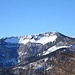 Beim Aufstieg zur Aipl-Diensthütte: Blick zum winterlichen Zinnenberg auf der anderen Talseite