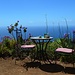An der Westküste La Palmas: einsames Café mit Aussicht auf den Atlantik. Das geübte Augen erkennt am Horizont in der Mitte die Freiheitsstatue.