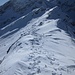 La cresta è ghiacciata,molto dura,scendero' percorrendo la cresta dal lato Piemontese
