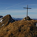Cross at the summit of Chli Gumen.