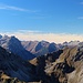 Blick nach Westen zu den Allgäuer Alpen