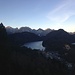 Hinterm Alpsee Tannheimer Berge