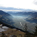 Ausblick vom Gipfel ins Zillertal