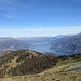 vista sul Parco del Monte San Primo e l'Alto Lago di Como