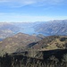 vista sul Parco del Monte San Primo e l'Alto Lago di Como