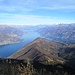 Monte San Primo : vista sull'Alto Lago di Como