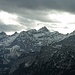Die Karwendel-Hauptkette mit den höchsten Gipfeln der Gebirgsgruppe.