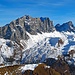 vom Gipfel aus fotografiert Richtung Drusenfluh, Sulzfluh