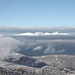Il Monte Gradiccioli e il Monte Tamaro bucano la cappa di nuvole. Sembrano degli iceberg!