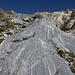Wunderschöne vom Gletscher polierte Felsstrukturen.
