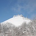 La traccia che ha lasciato siso sul Monte d'Orimento.