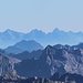 Loferer Steinberge. Rechts nur teilweise erkennbar die Berchtesgadener Alpen.