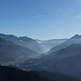 Blick nach Süden mit Rofan, Achensee und Karwendel