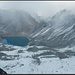 Pizolsattel, Blick zum Wildsee und zur Aufstiegsroute.<br /><br /><b>Auf der Welle blinken<br />Tausend schwebende Sterne,<br />Weiche Nebel trinken<br />Rings die türmende Ferne<br /><br />© by Johann Wolfgang von Goethe (1749-1832)</b>