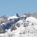<b>Wetterhorn (3692 m) - Mittelhorn (3704 m) - Rosenhorn (3689 m) - Hienderstock (3307 m).</b>