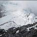 Pizol, auf dem Gipfel. Ich steige anschliessend auf das weite schneebedeckte Plateau ab und dann durch die zweite Scharte nach links steil hinunter ins Tersoltal.<br /><br /><b>Spätherbstnebel, kalte Träume,<br />überfloren Berg und Tal,<br />Sturm entblättert schon die Bäume,<br />und sie schaun gespenstig kahl.<br /> <br />©  by Heinrich Heine (1797-1856)</b>