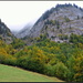 Auf dem Weg (über eine längere Strecke der Strasse entlang) von Gigerwald nach Vättis.