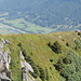 Am rechten Bildrand duckt sich die Hütte