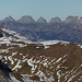 All seven Churfirsten peaks - view from the summit of Muntaluna.