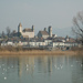 Rapperswil von der Holzbrücke aus gesehen