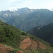 Blick nach Norden. Hohe Berge in der Cordillera Vilcabamba.