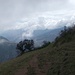 Links liegt der Hausberg von Curahuasi Mirador San Cristobal (3150m), den wir am Vortag nachmittags überschritten haben (T2)