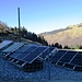 Alpe di Giumello : piantagione di pannelli solari