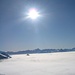Die Sonne scheint über dem Wildhorn