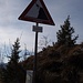 Spezielles Gipfelkreuz auf dem Wannichnubel.
