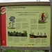Hinweistafel auf die Wiederherstellung der ursprünglichen Vegetation auf La Orilla