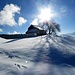 die Schneedecke ist (noch) dünn, für den Winterzauber reicht es aber allemal