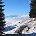 Durchblick zu den Churfirsten auf der andern Rheintalseite
