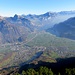 fantastischer Tiefblick auf Niederurnen - und Aussicht auf den für morgen "programmierten" Mattstogg ...