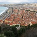 Blick vom Burgberg auf die Altstadt und die Promenande von Nizza