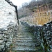 Oberhalb Maggia - die ersten (von hunderten) Treppen